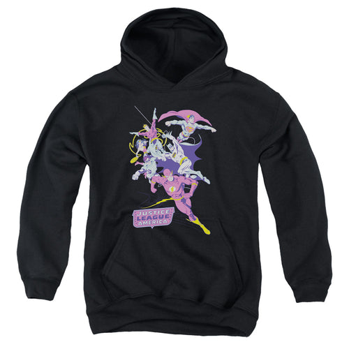 Justice League Colorful League Youth Hoodie