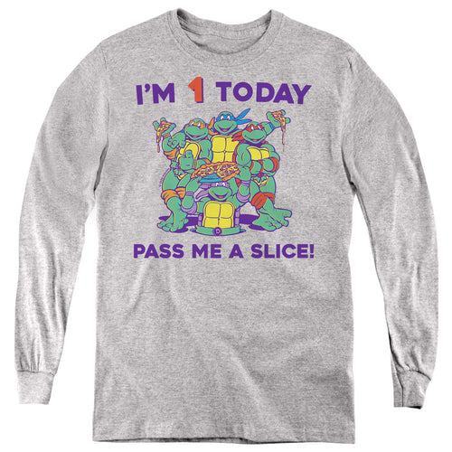 Teenage Mutant Ninja Turtles Pizza Birthday Youth Long Sleeve T-Shirt