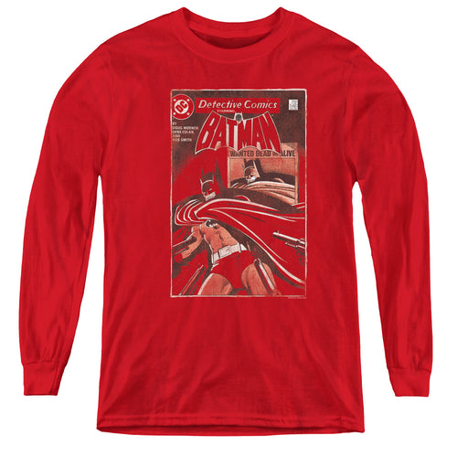 Batman Doa Cover Youth Long Sleeve T-Shirt