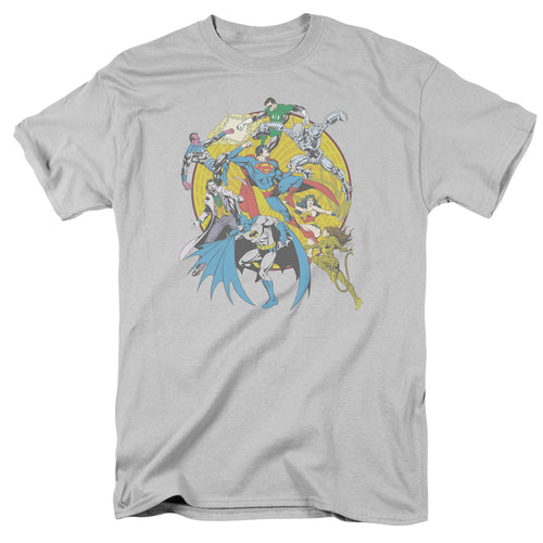 DC Comics Spin Circle Fight T-Shirt