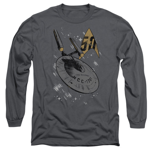 Star Trek Enterprise Dash 50th Long Sleeve T-Shirt