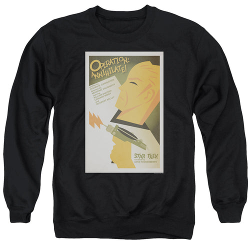 Star Trek Juan Ortiz Operation Annihilate Black Crewneck Sweatshirt