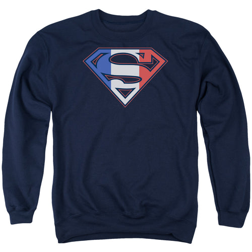 Superman French Shield Crewneck Sweatshirt