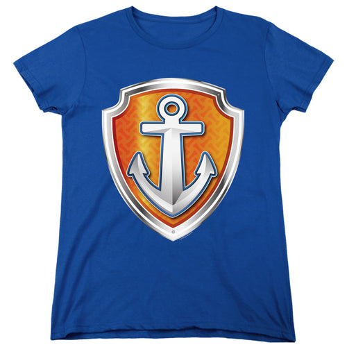 Paw Patrol Zuma Badge Womens T-Shirt