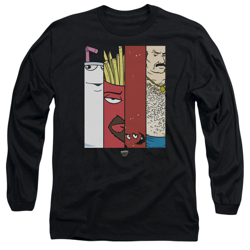 Aqua Teen Hunger Force Group Tiles Long Sleeve T-Shirt