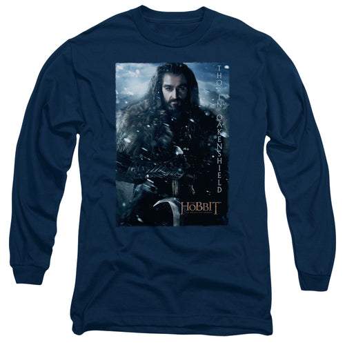 The Hobbit Thorin Poster Long Sleeve T-Shirt