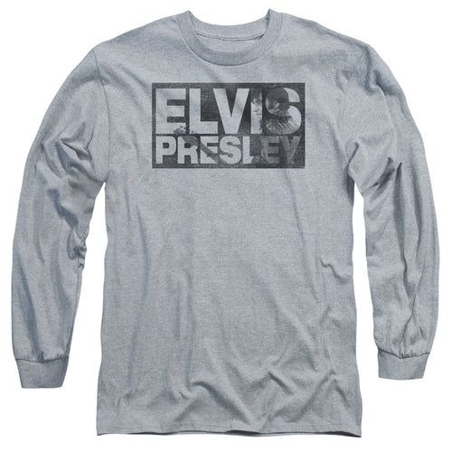 Elvis Presley Block Letters Long Sleeve T-Shirt