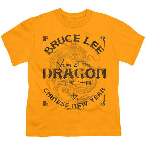 Bruce Lee Text Year of the Dragon Youth/Toddler T-Shirt