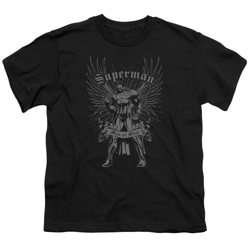 Superman Steel Black Youth/Toddler T-Shirt