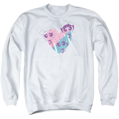 The Powerpuff Girls Pastel Heart Crewneck Sweatshirt