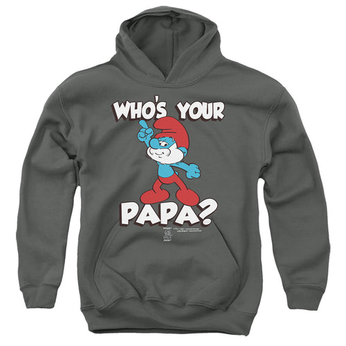 The Smurfs Who's Your Papa? Youth Hoodie