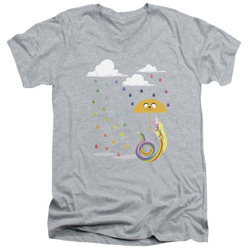 Adventure Time Lady In The Rain V-Neck T-Shirt