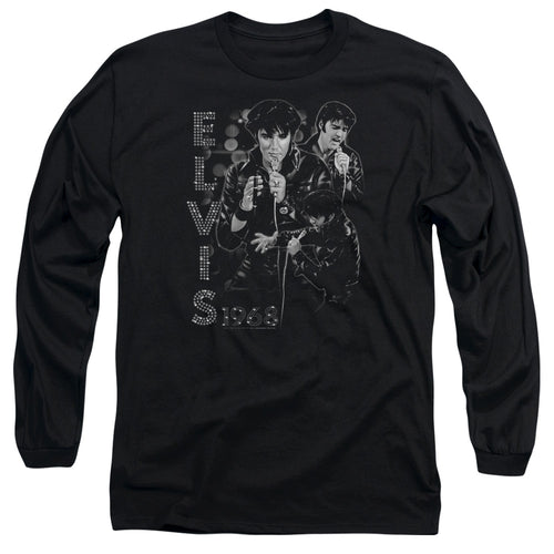 Elvis Presley Leathered Long Sleeve T-Shirt