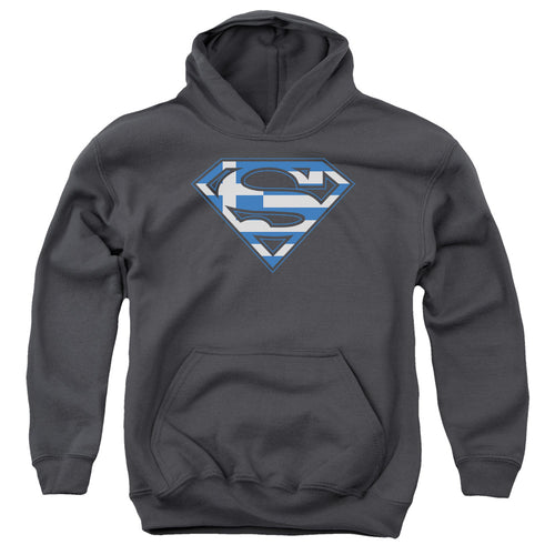 Superman Greek Shield Youth Hoodie
