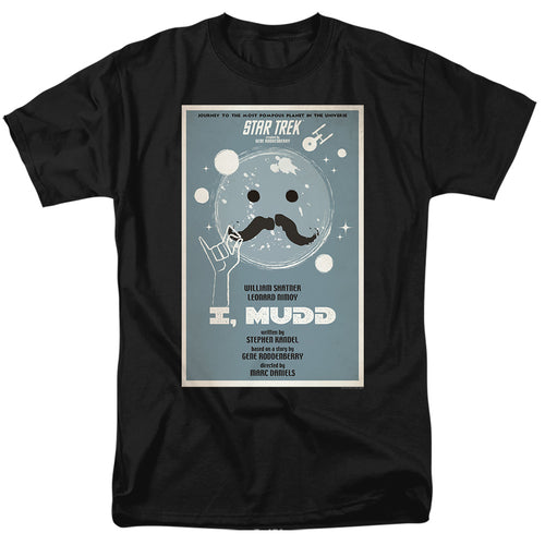 Star Trek Juan Ortiz I Mudd Black T-Shirt