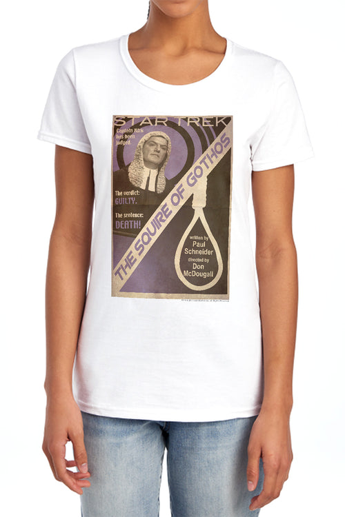 Star Trek Juan Ortiz The Squire of Gothos Womens T-Shirt