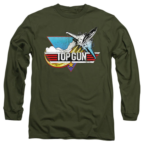 Top Gun Jet Badge Long Sleeve T-Shirt