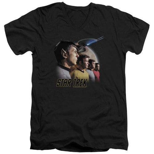Star Trek Forward to Adventure V-Neck T-Shirt