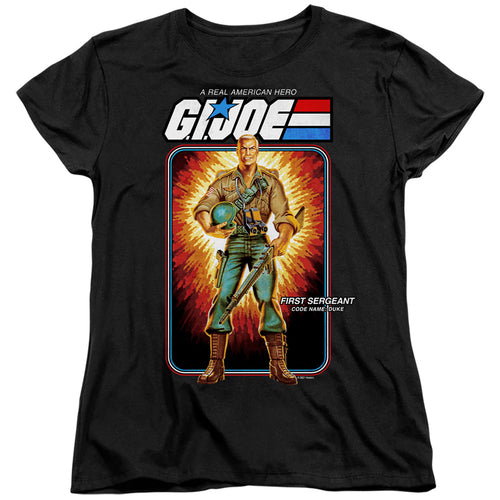 G.I. Joe Duke Card Womens T-Shirt