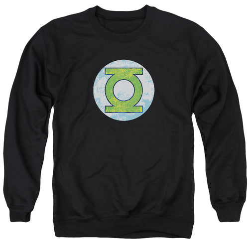 DC Comics Gl Neon Distress Logo Crewneck Sweatshirt