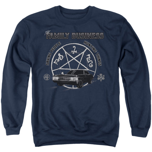 Supernatural The Family Business Impala Crewneck Sweatshirt
