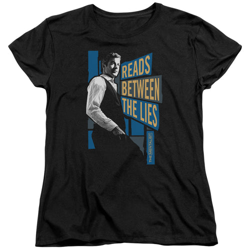 The Mentalist Reads Between the Lies Womens T-Shirt