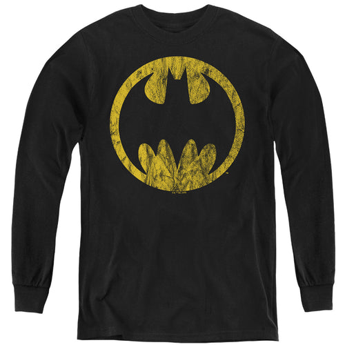 Batman Circle Youth Long Sleeve T-Shirt
