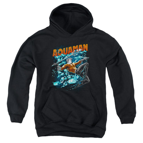 Justice League Aqua Bubbles Youth Hoodie