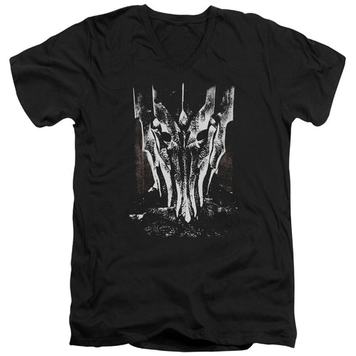 Lord of the Rings Big Sauron Head V-Neck T-Shirt