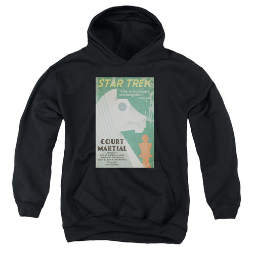 Star Trek Juan Ortiz Court Martial Black Youth Hoodie