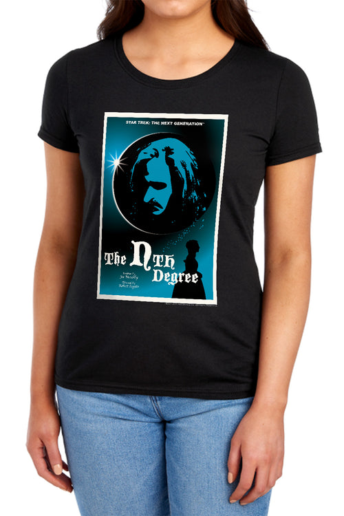 Star Trek The Nth Degree Black Womens T-Shirt