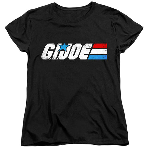 G.I. Joe Distressed Logo Womens T-Shirt