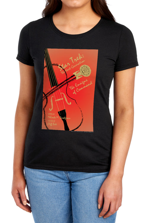 Star Trek The Ensigns of Command Black Womens T-Shirt