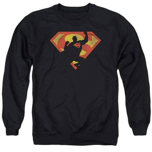 Superman S Shield Knockout Crewneck Sweatshirt