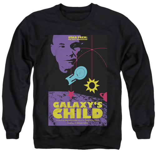 Star Trek Galaxy's Child Black Crewneck Sweatshirt
