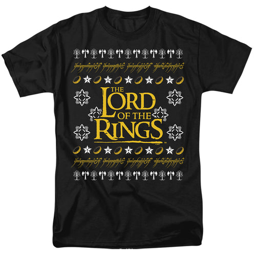 Lord of the Rings Ugly Christmas Logo T-Shirt