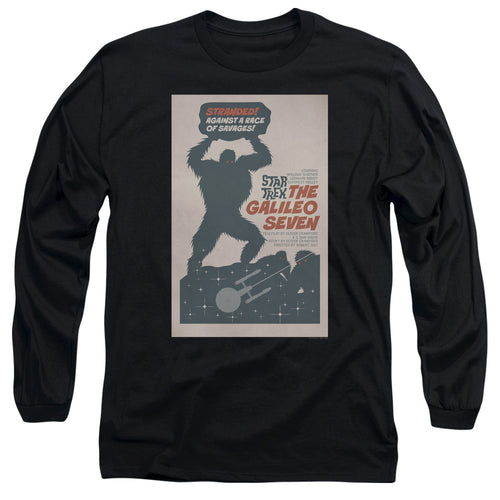 Star Trek Juan Ortiz The Galileo Seven Black Long Sleeve T-Shirt