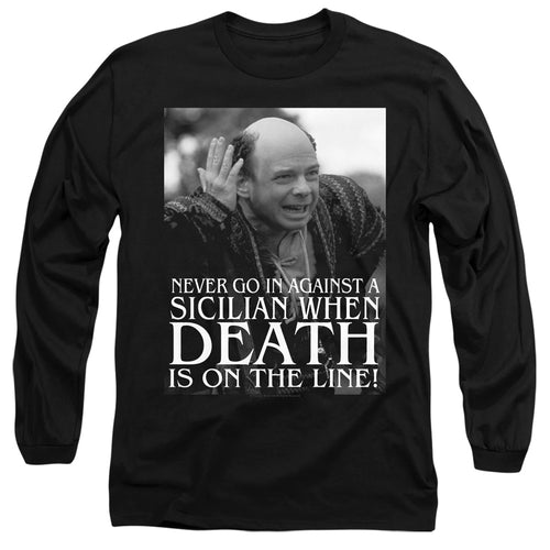 The Princess Bride Sicilian Black Long Sleeve T-Shirt