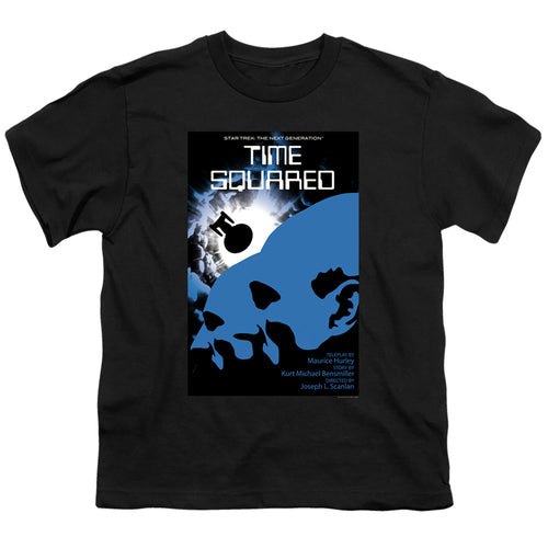 Star Trek Time Squared Black Youth/Toddler T-Shirt