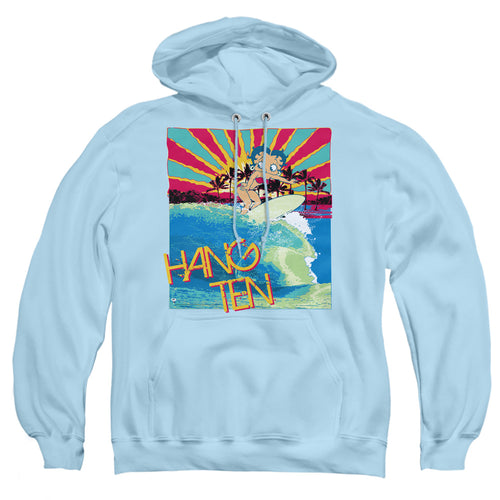 Betty Boop Hang Ten Pullover Hoodie