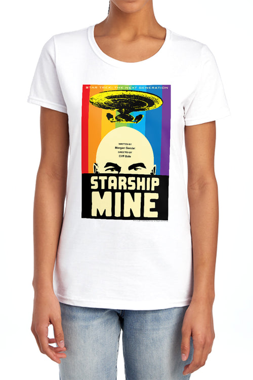 Star Trek Starship Mine Womens T-Shirt