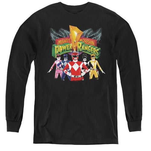 Mighty Morphin Power Rangers Rangers Unite Youth Long Sleeve T-Shirt