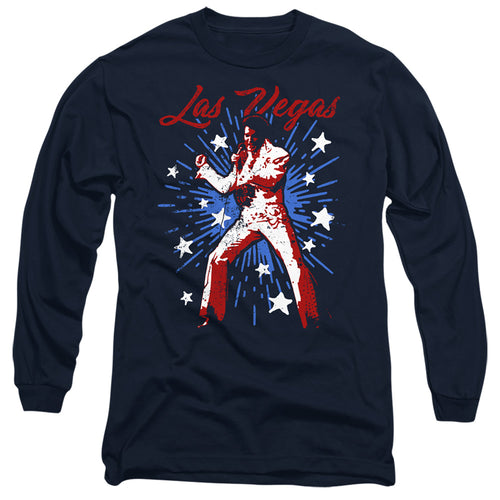 Elvis Presley Vegas Superstar Long Sleeve T-Shirt