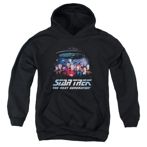 Star Trek TNG Space Group Youth Hoodie