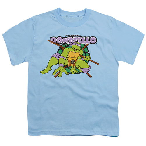 Teenage Mutant Ninja Turtles Donatello Does Machines Light Blue Youth/Toddler T-Shirt