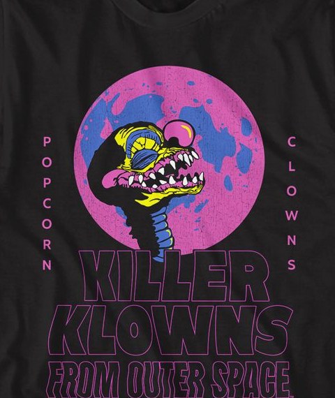 killer klowns from outer space t-shirt