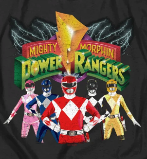 Mighty Morphin Power Rangers T-Shirts