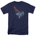 Superman Scribble & Soar Navy T-Shirt