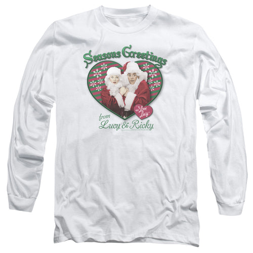 I Love Lucy Seasons Greetings Long Sleeve T-Shirt