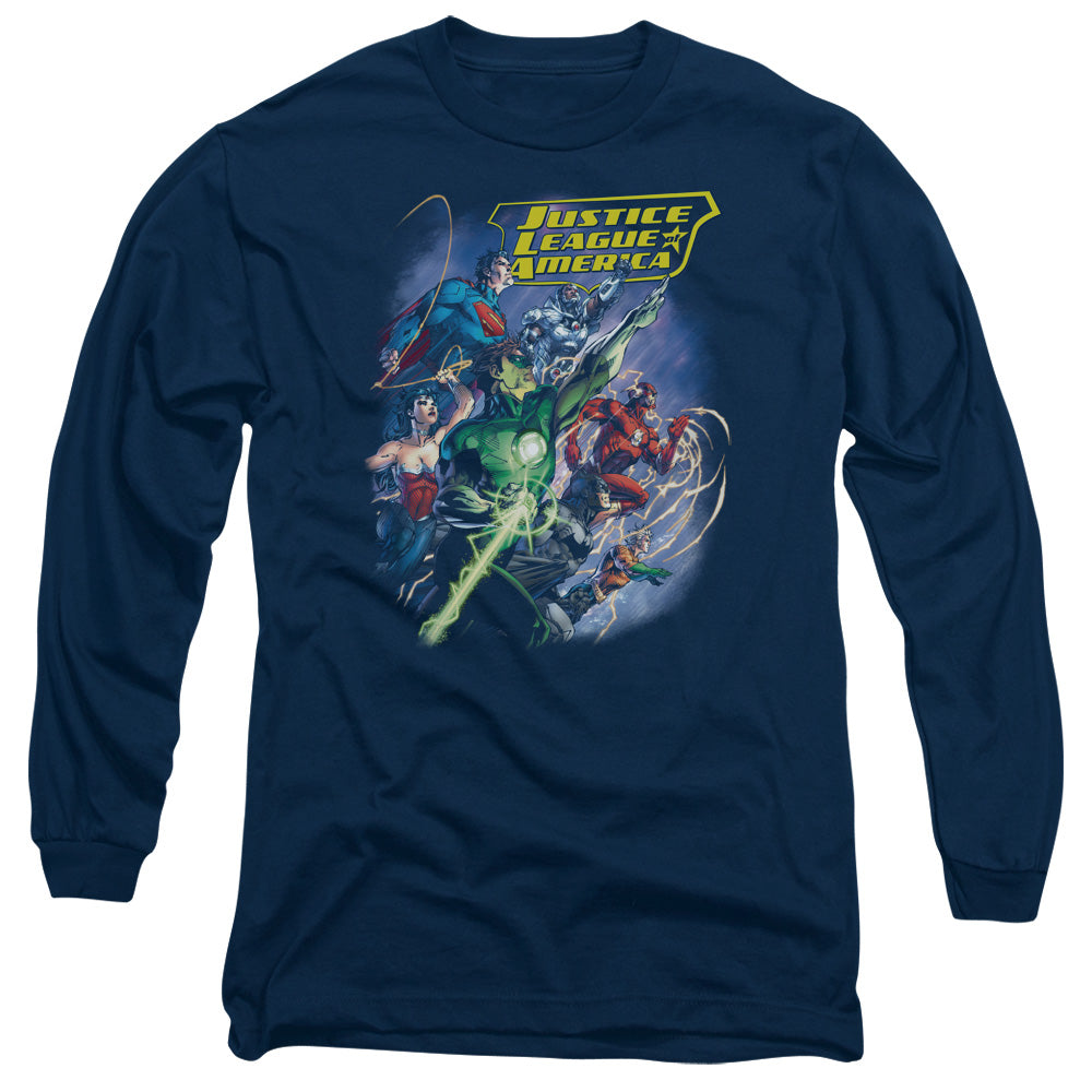 Justice League Onward Long Sleeve T-Shirt